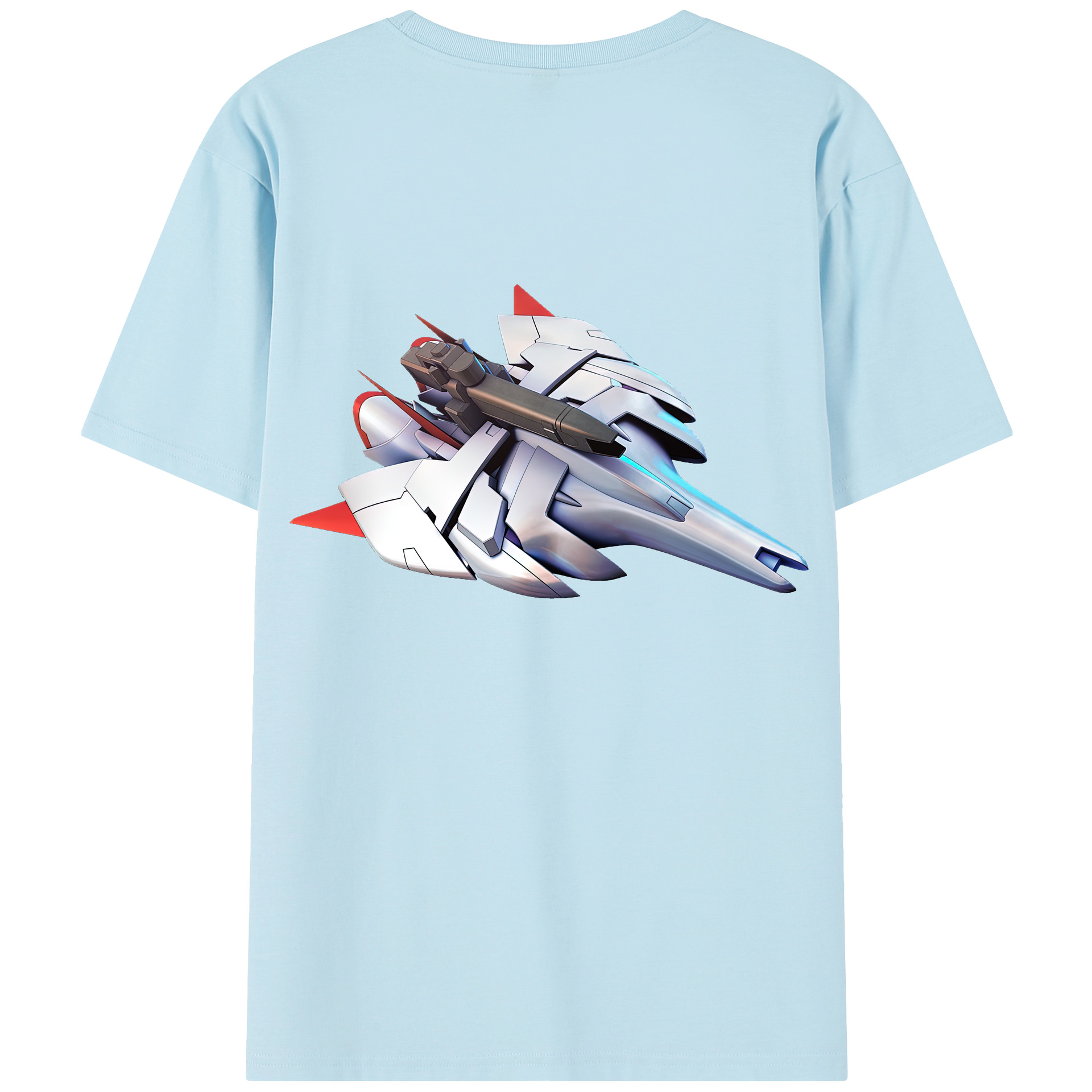 （画像用） 機動戦士ガンダム Mobile Suit Gundam 綿100％半袖Tシャツ（背面プリント）